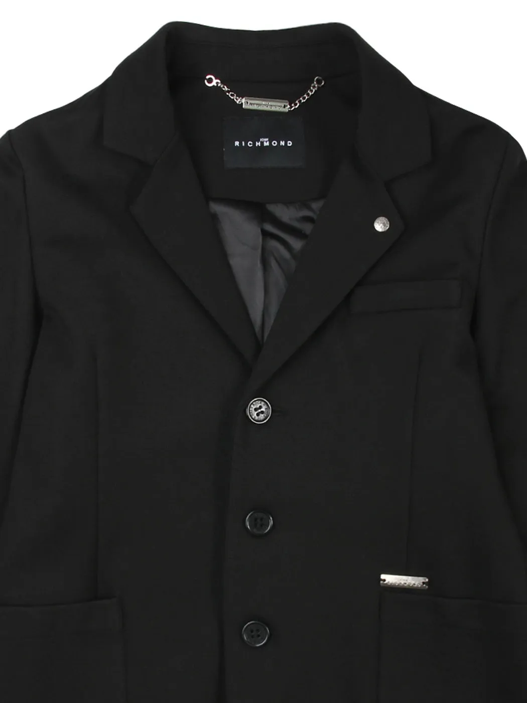 JOHN RICHMOND kid's Black jacket for boy-RBA23123GC