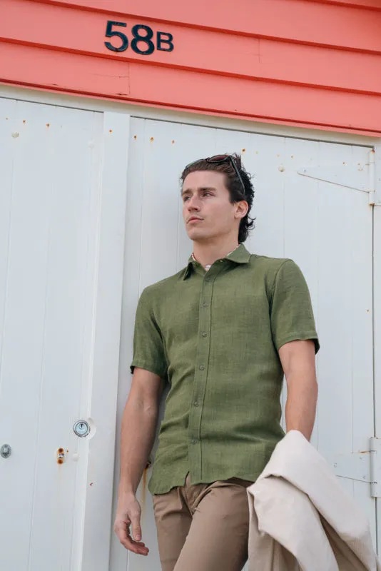 Kelp Linen Viscose Shirt