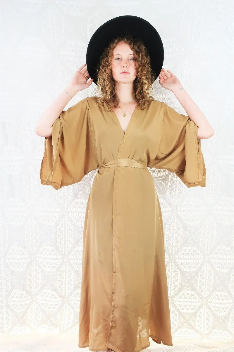 Khroma Aquaria Robe Dress in Golden Sands - Free Size