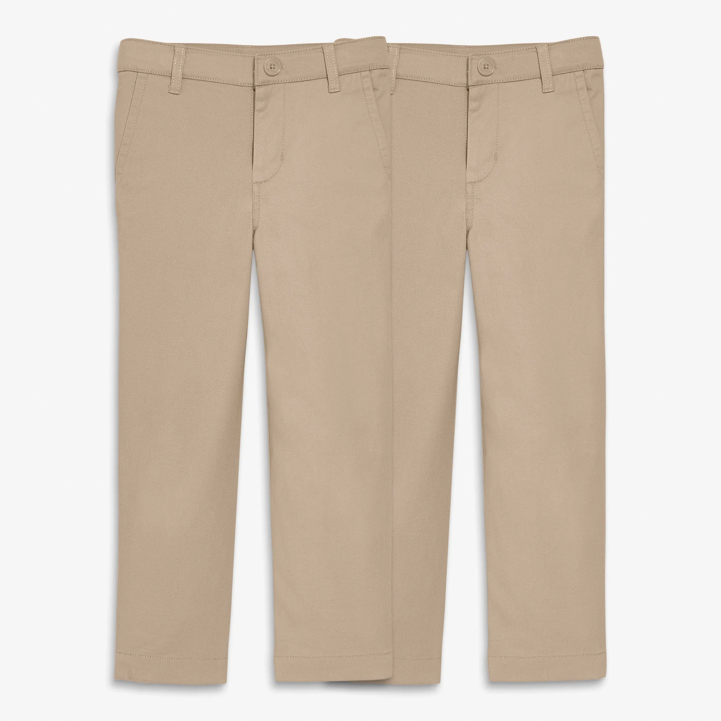 Kids stretch chino pant 2-pack