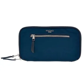 Knomo Knomad Travel Wallet Organiser - Dark Navy Blazer - Blå