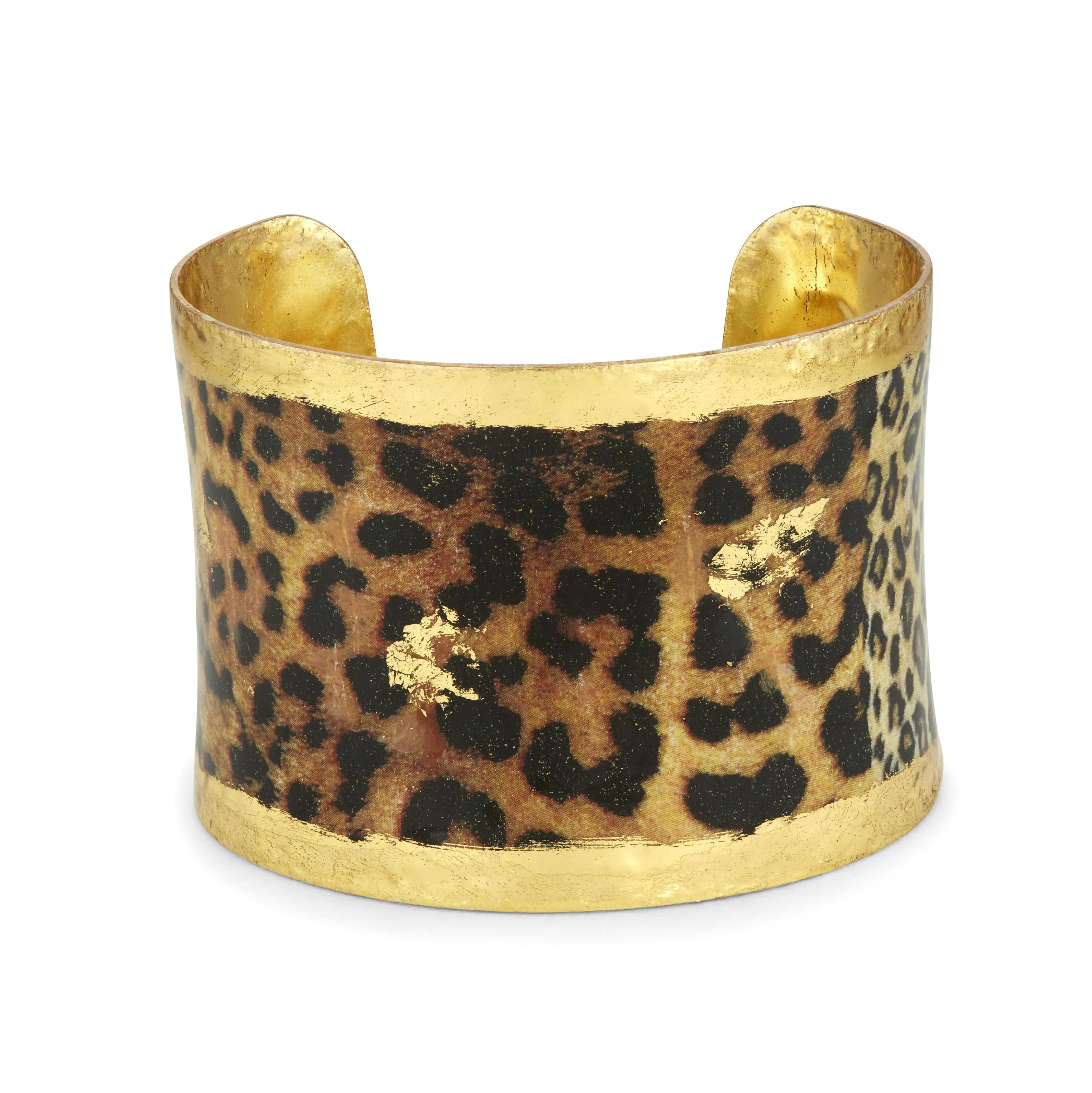 Leopard Corset 2" Gold Cuff - HS112