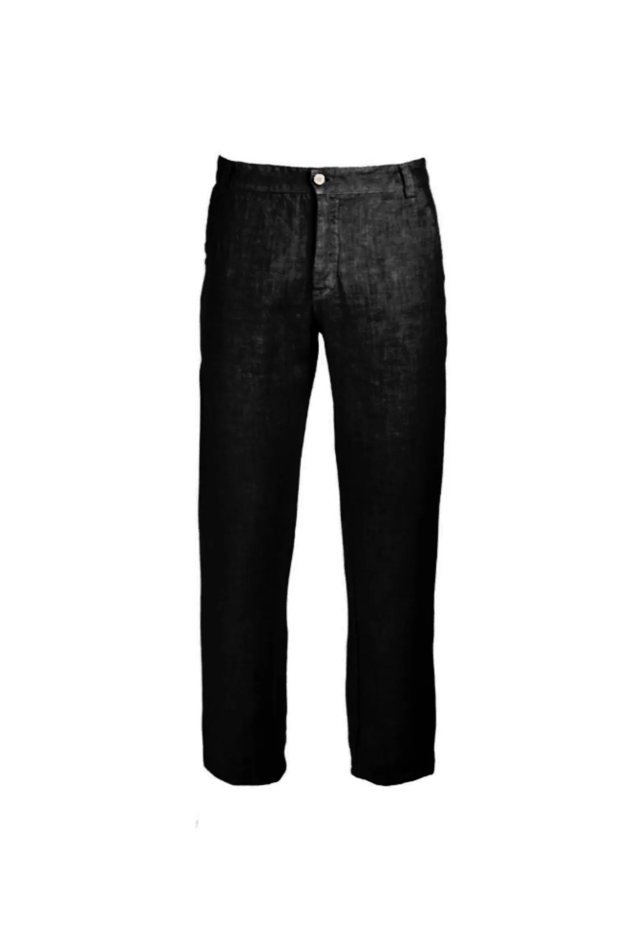 Linen Pants With Back Cargo Pockets