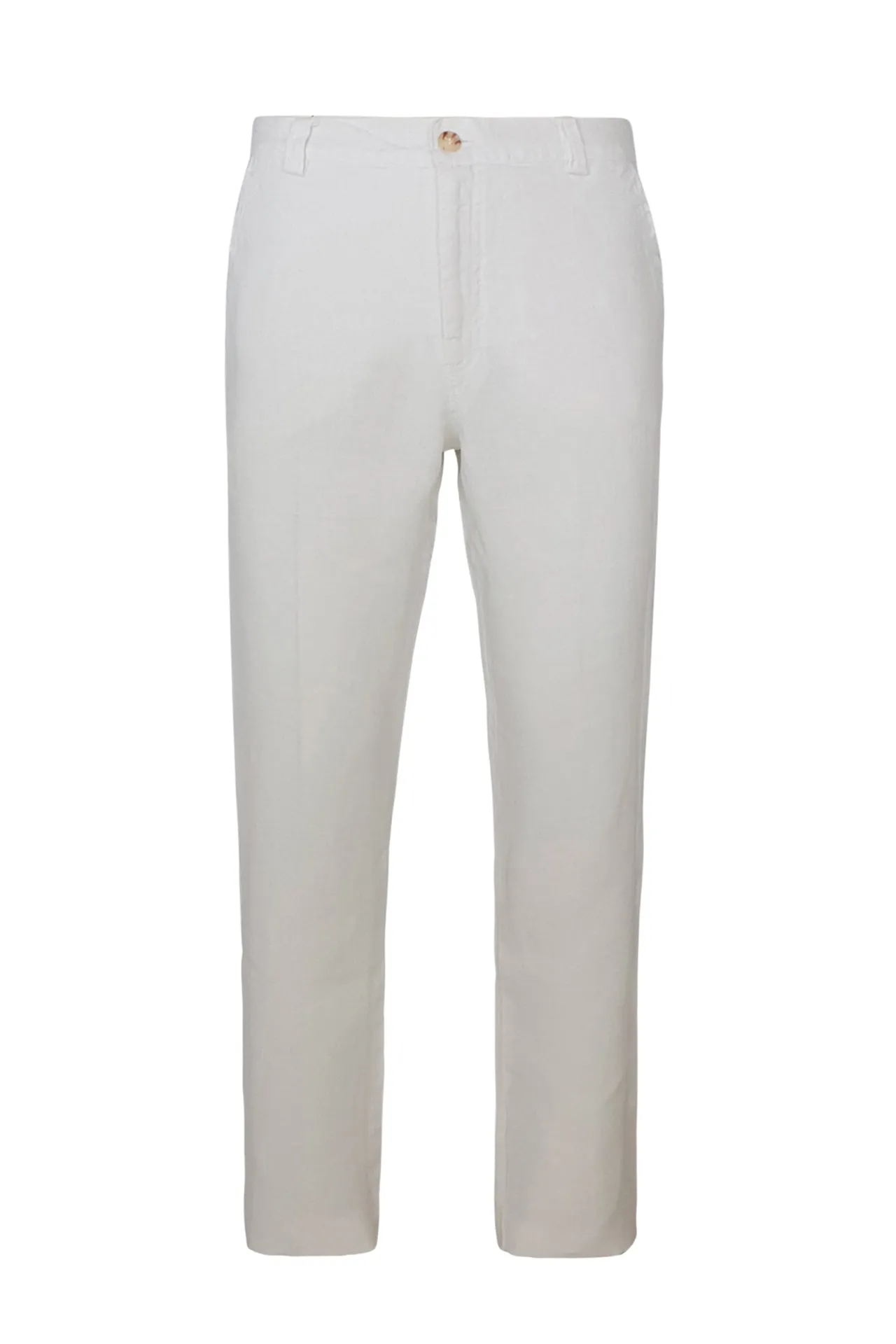 Linen Pants With Back Cargo Pockets