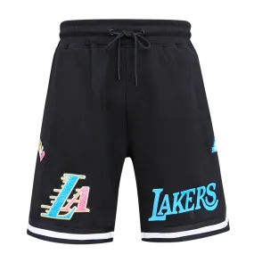 Los Angeles Lakers Washed Neon DK Shorts