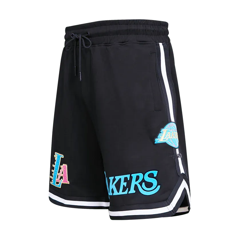 Los Angeles Lakers Washed Neon DK Shorts