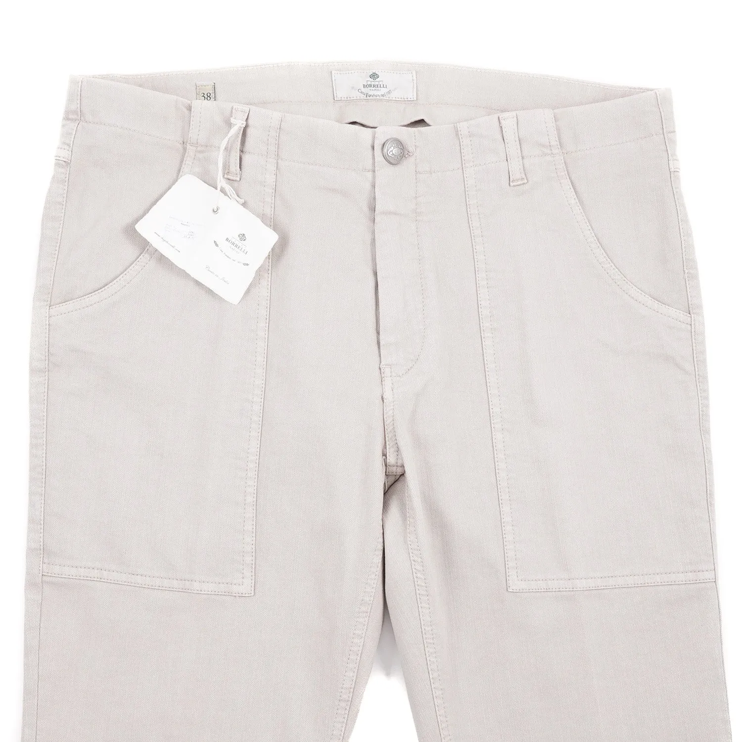 Luigi Borrelli Denim Fatigue Pants