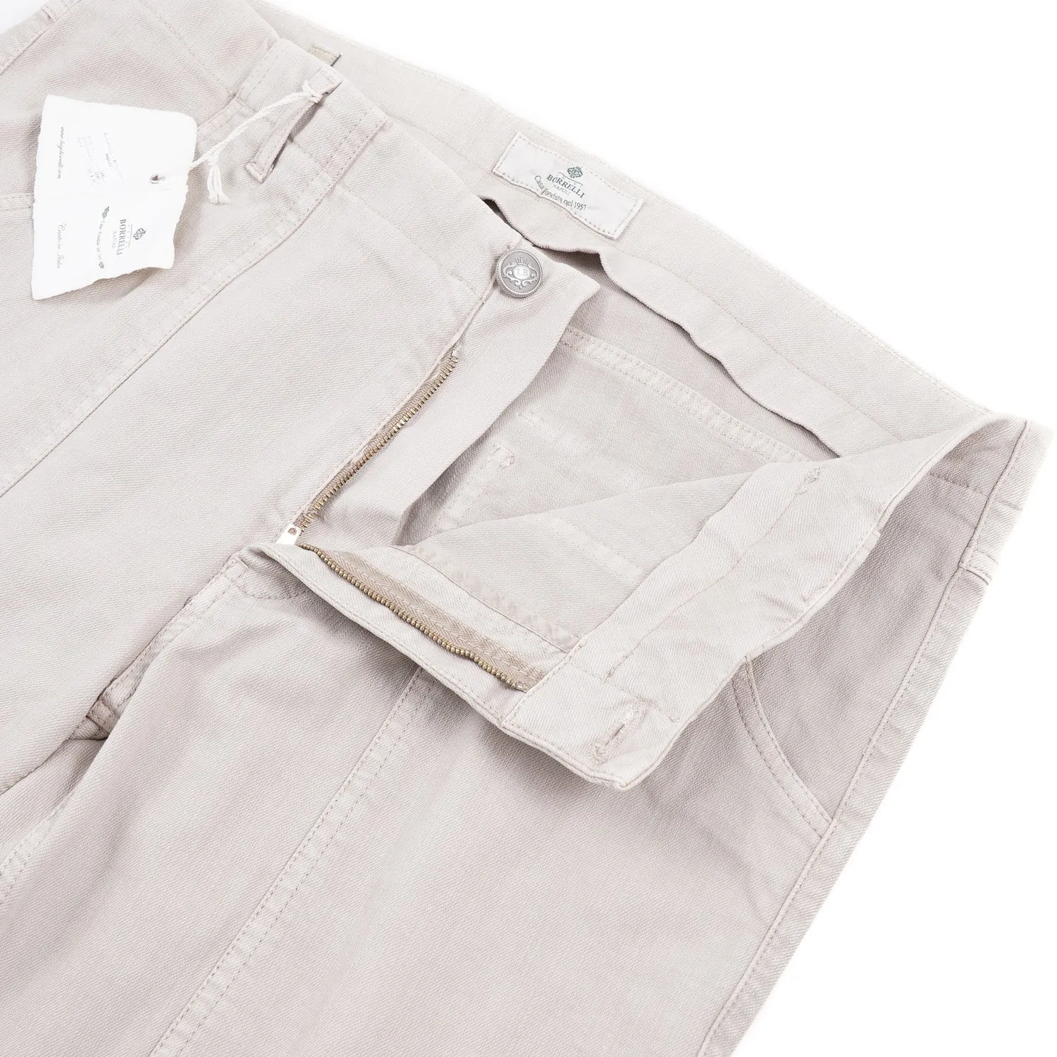 Luigi Borrelli Denim Fatigue Pants