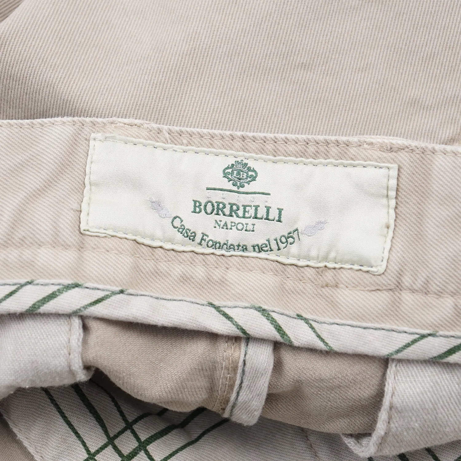 Luigi Borrelli Twill Cotton Pants