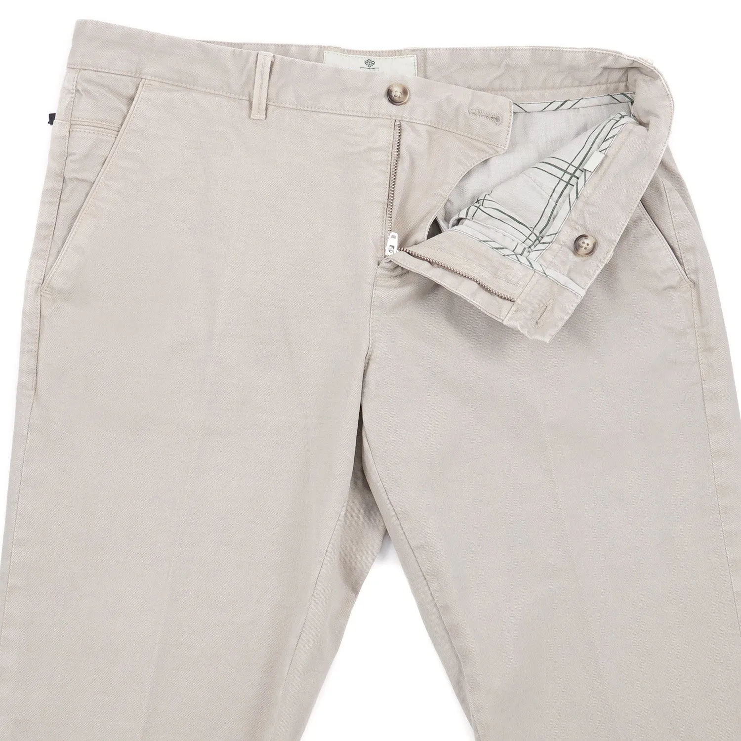 Luigi Borrelli Twill Cotton Pants