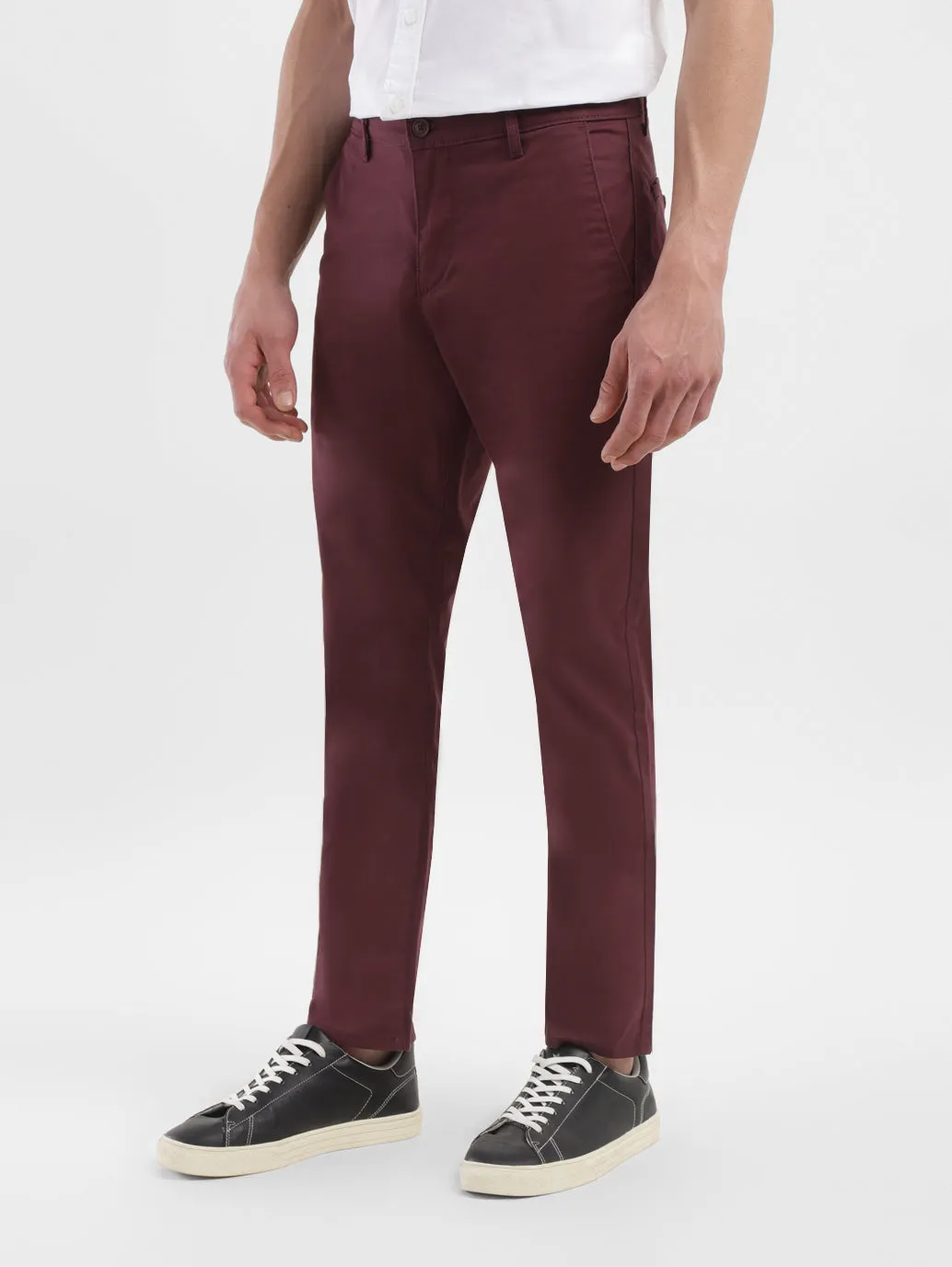 Men's 511 Maroon Slim Fit Chinos