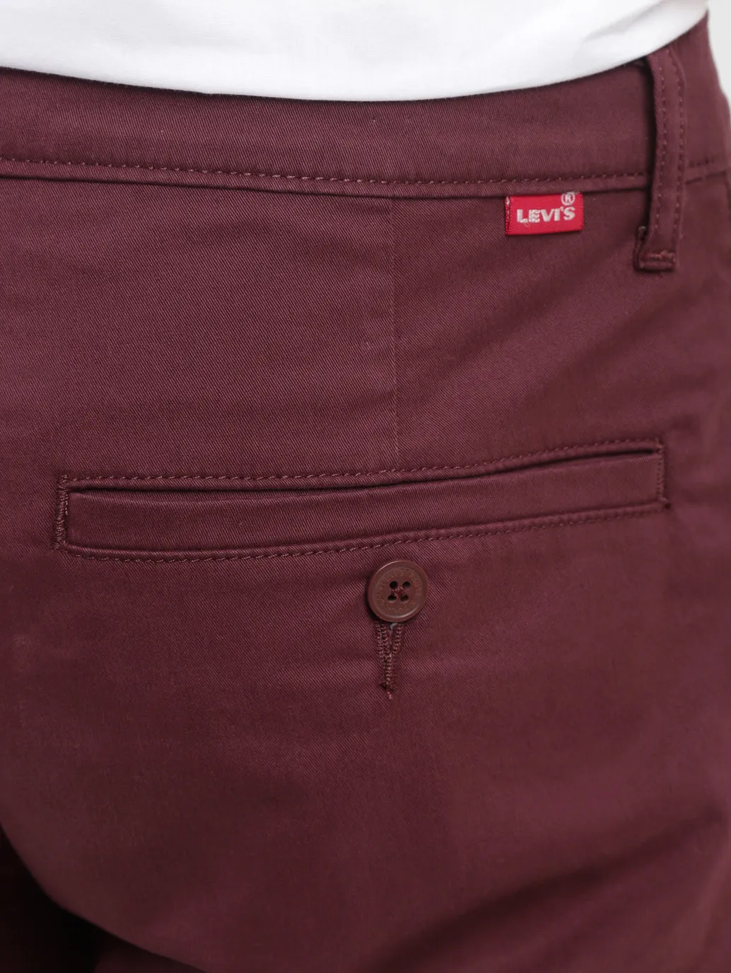 Men's 511 Maroon Slim Fit Chinos