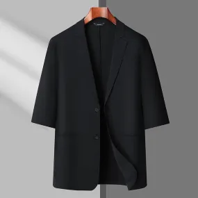 Men's Ice Silk Casual Suit  Blazer