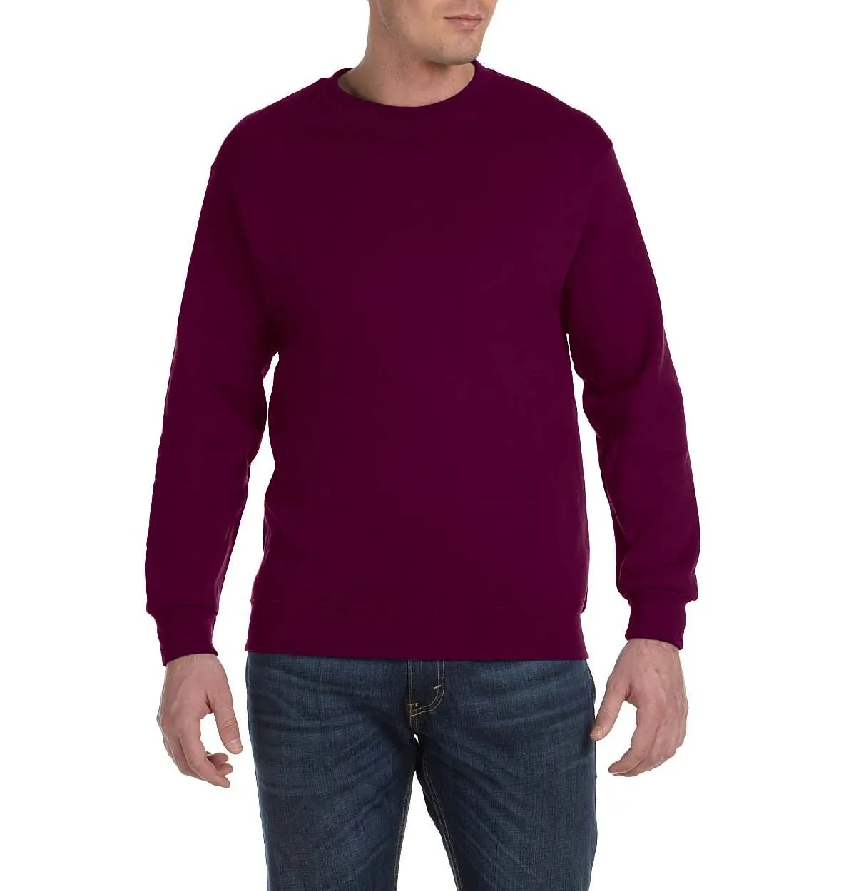 Men's Performance Long Sleeve Sueded Athletic Pullover