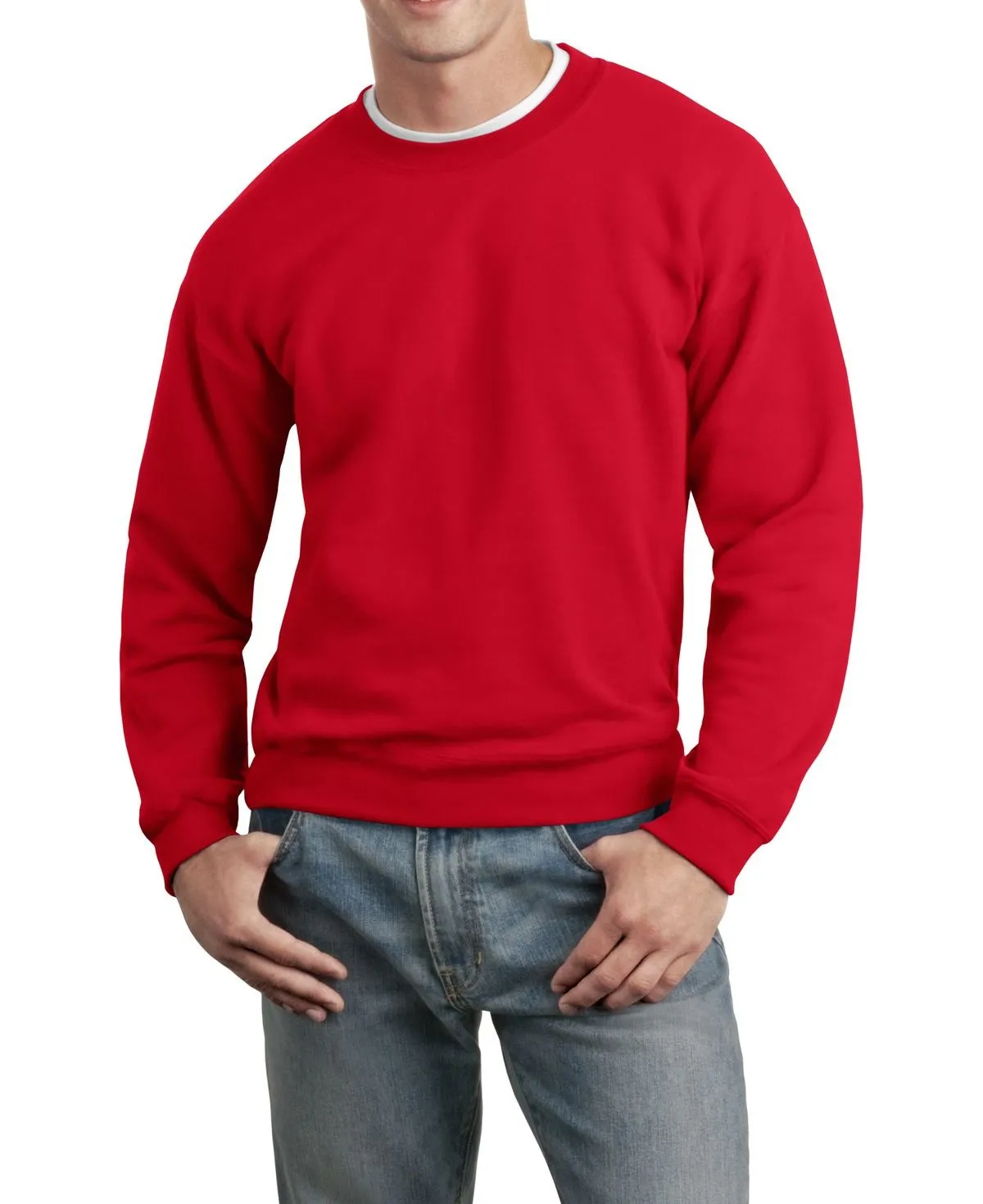 Men's Performance Long Sleeve Sueded Athletic Pullover