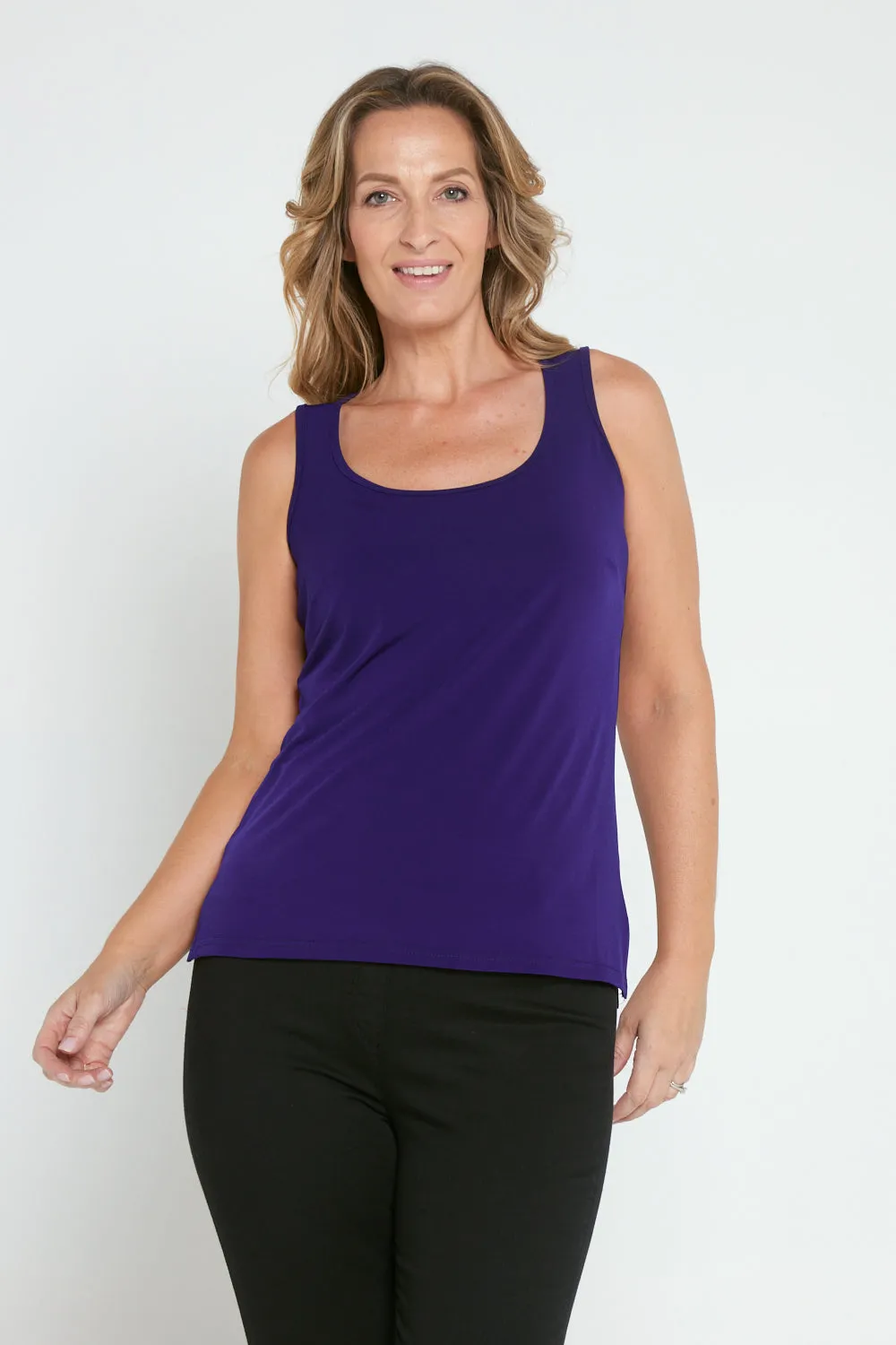 Mia Stretch Cami - Purple