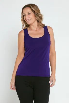 Mia Stretch Cami - Purple