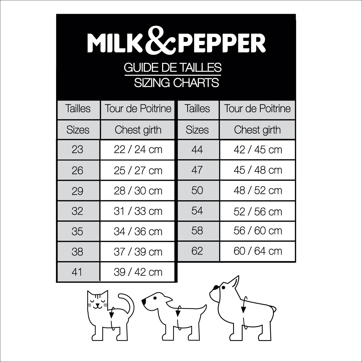 Milk & Pepper Yuri Harness