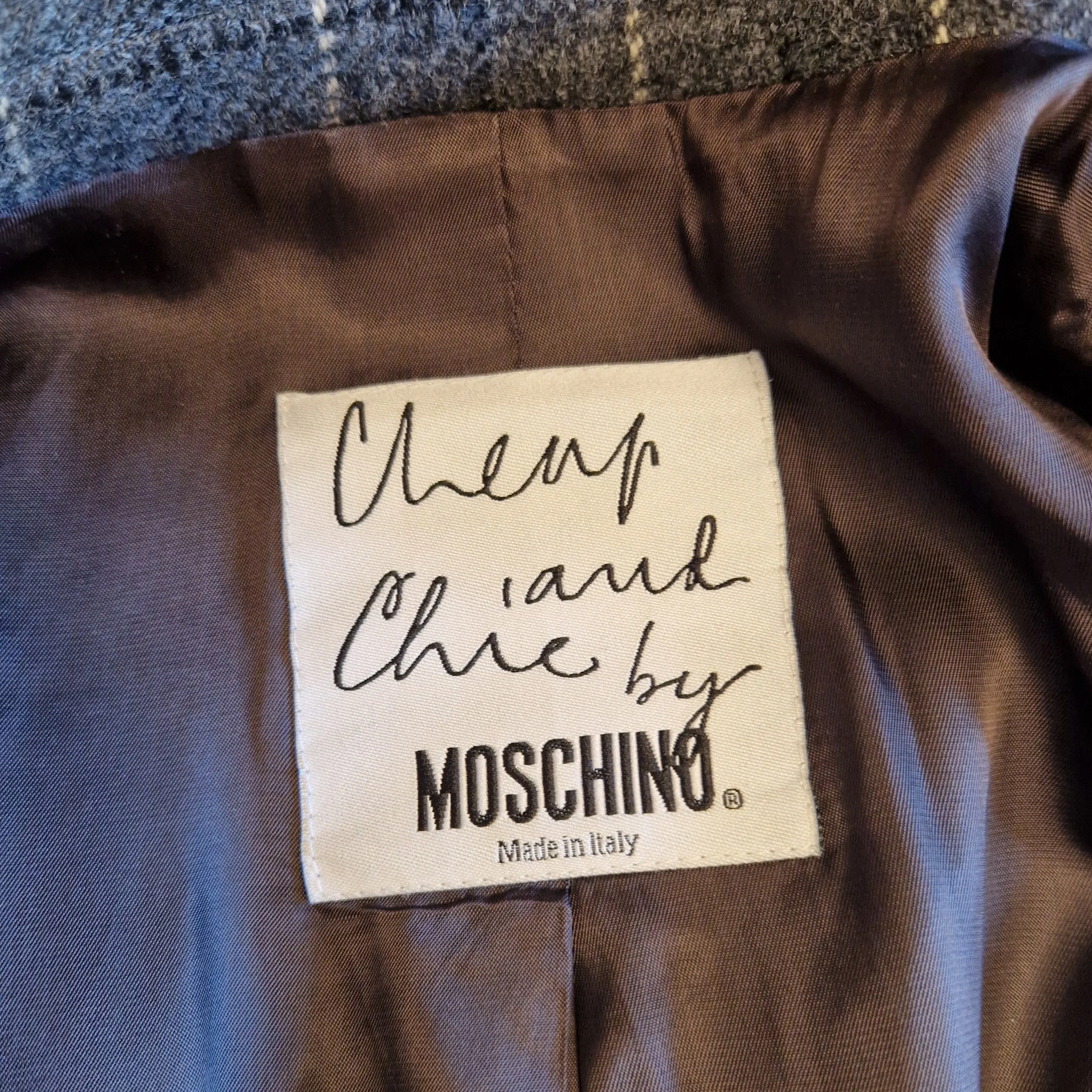 Moschino | Giacca lana grigia