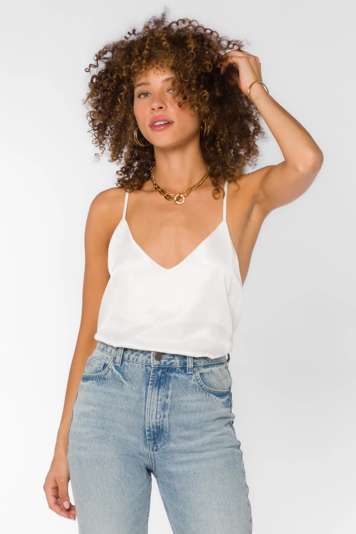 Moxie White Cami