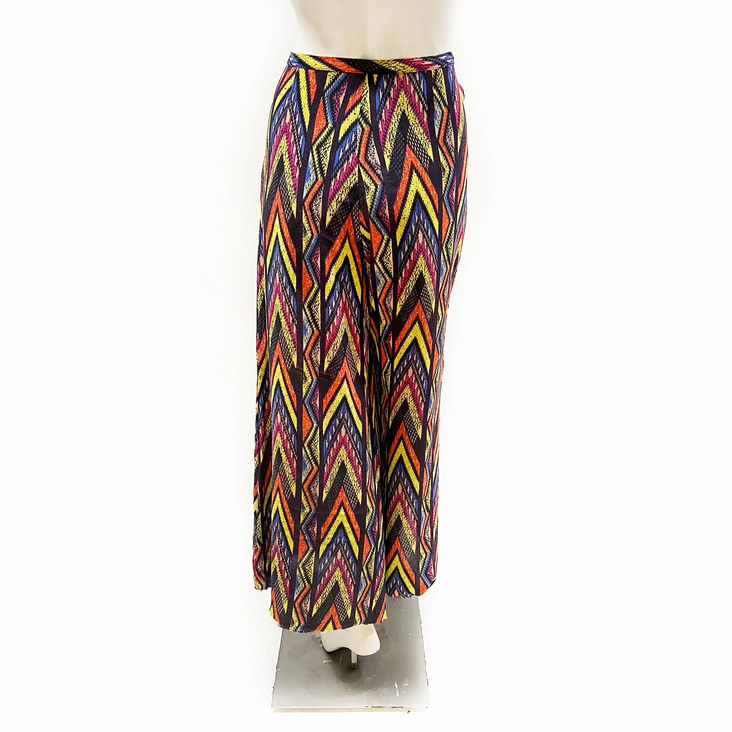 Multicolor Wide Leg Pants