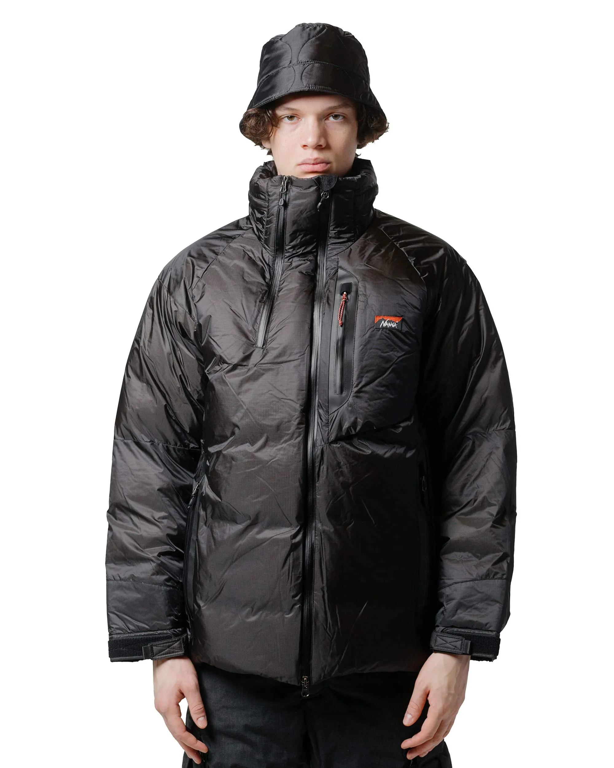 Nanga Aurora Tex Light Stand Collar Down Jacket Mikami Black