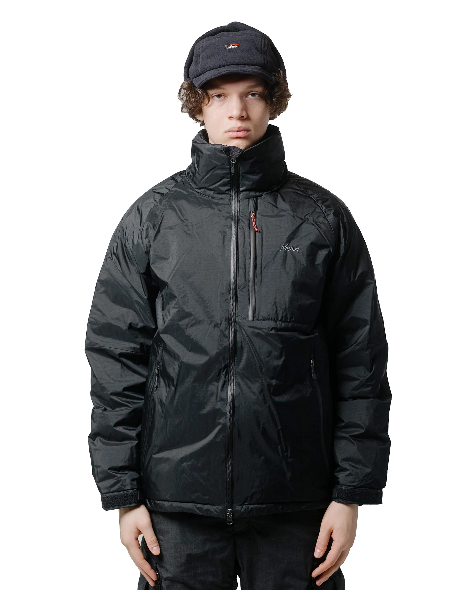 Nanga Aurora Tex Stand Collar Down Jacket Black