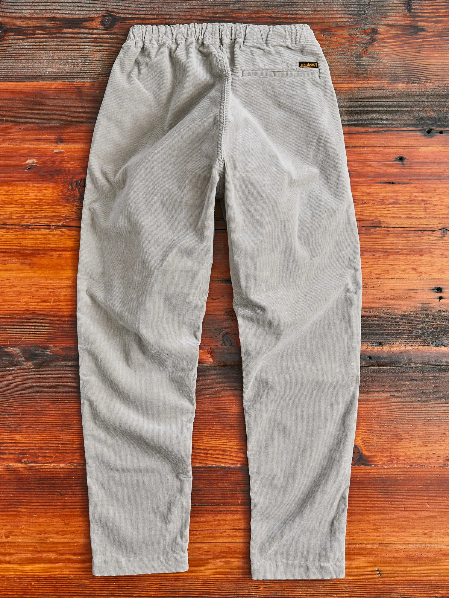 New Yorker Stretch Corduroy Pants in Light Grey