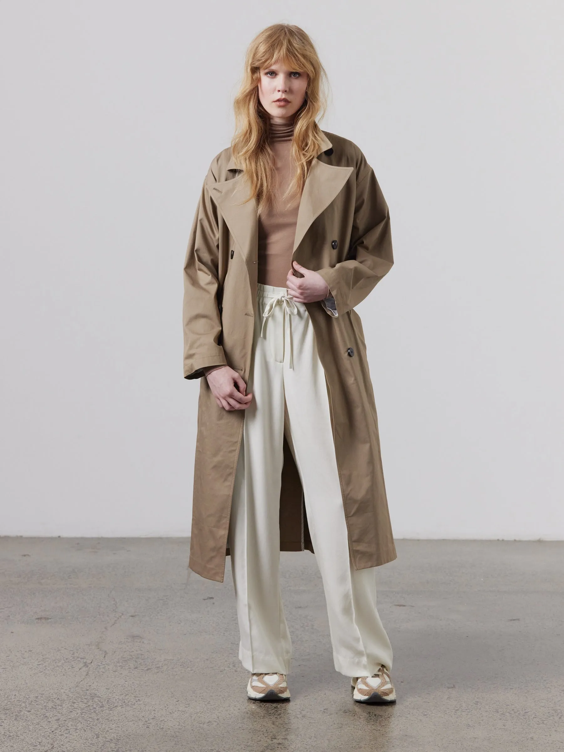 Nikki Trench Coat - Taupe