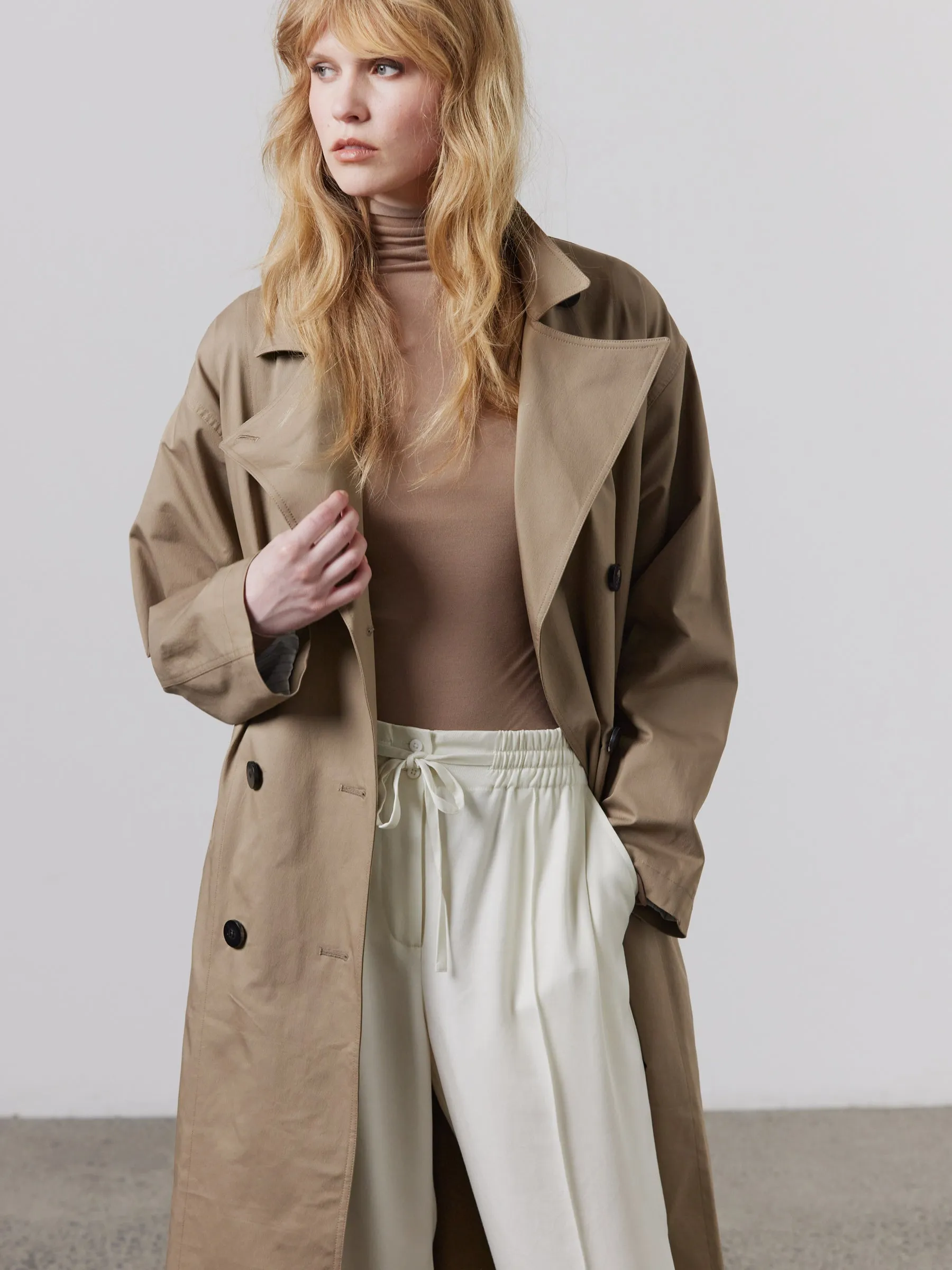 Nikki Trench Coat - Taupe