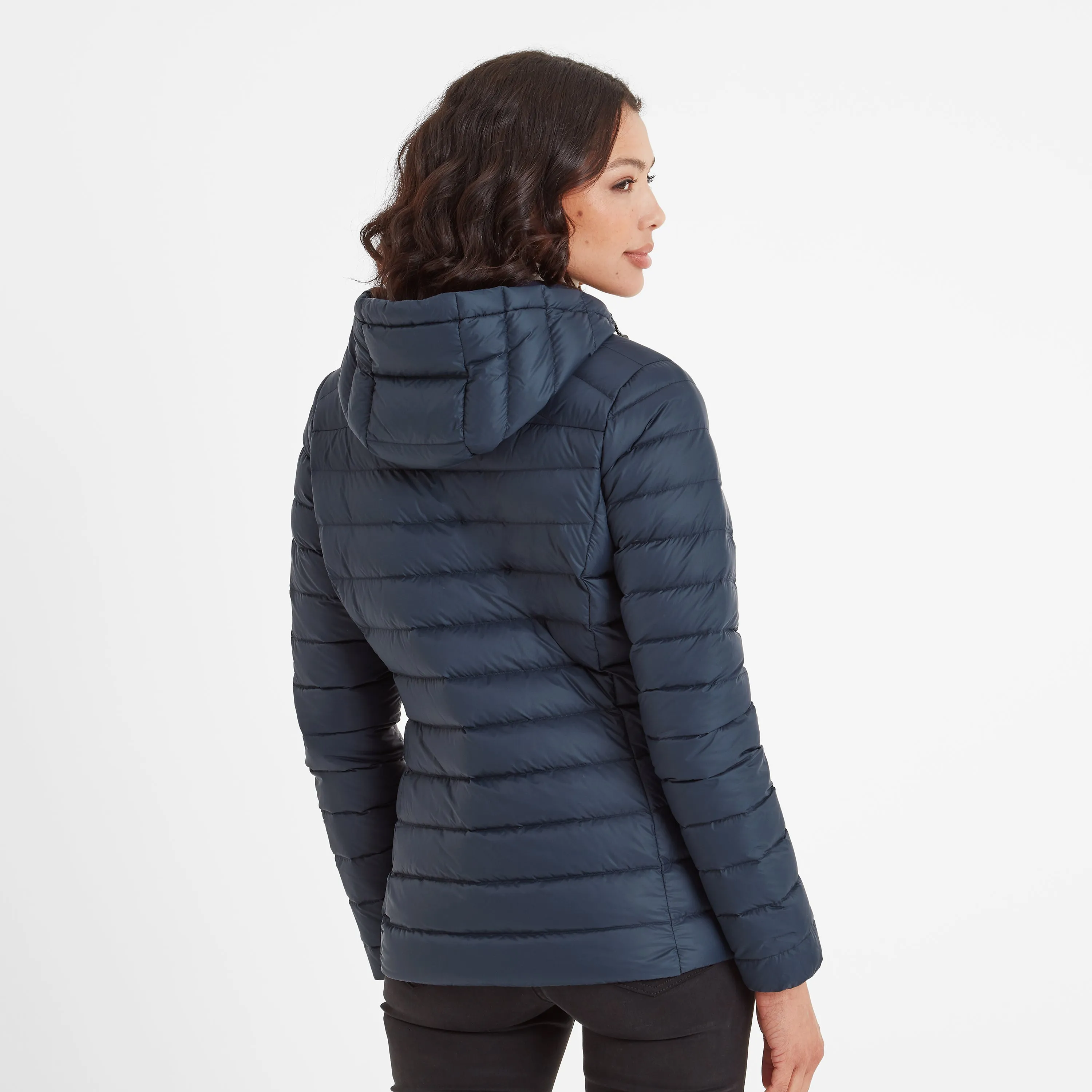 North RDS Womens Hooded Jacket - Dark Indigo