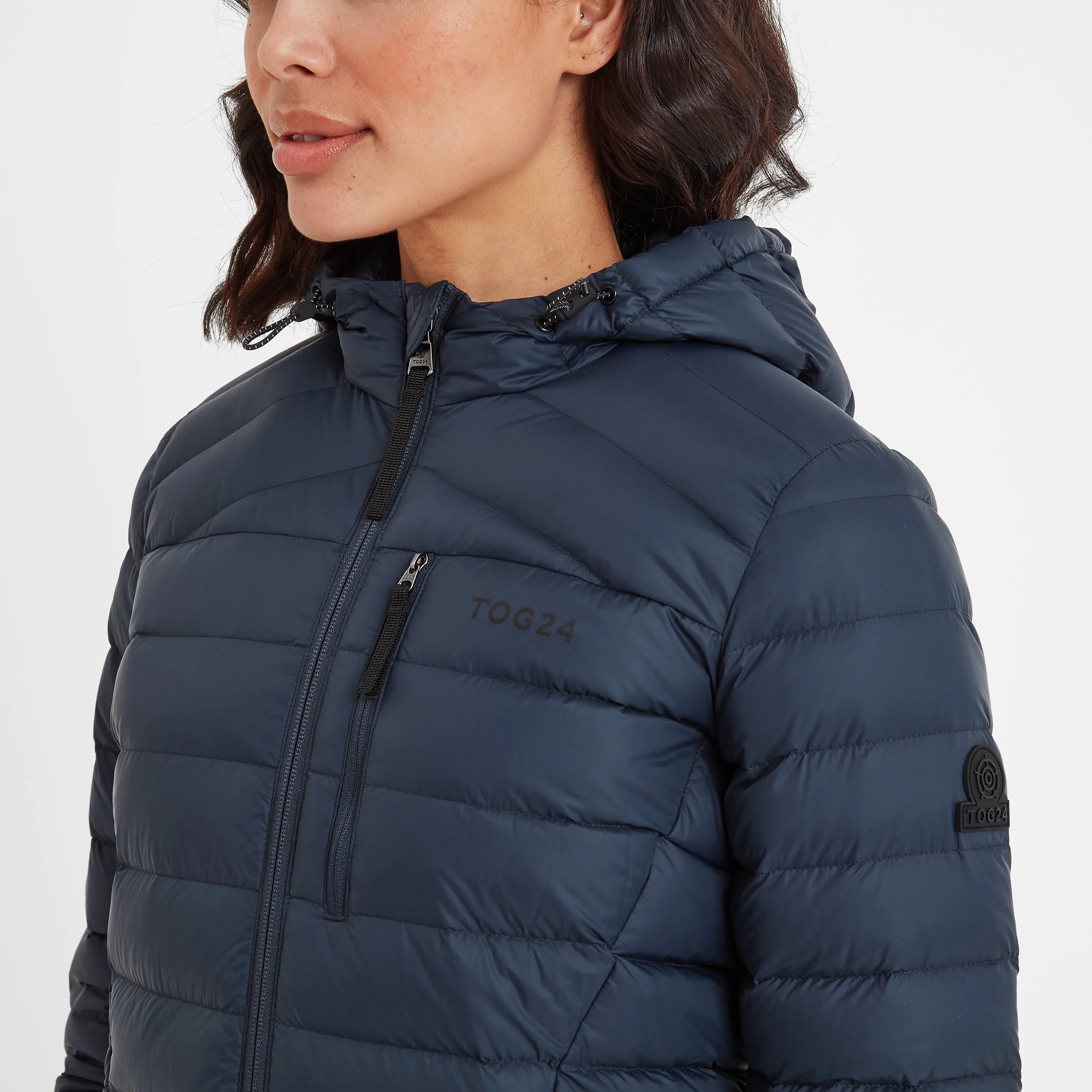 North RDS Womens Hooded Jacket - Dark Indigo