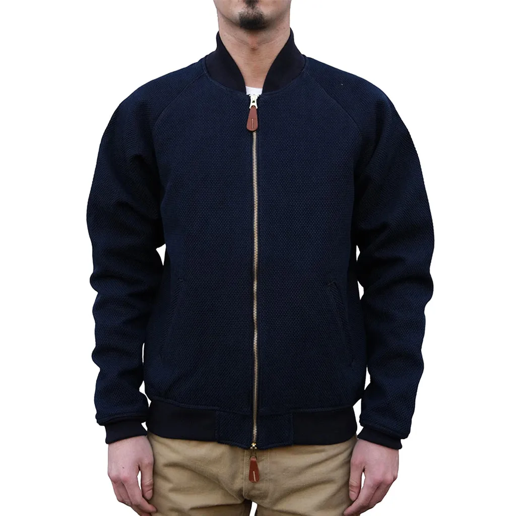 OD SDA "Kasezome" Indigo x Dorozome Sashiko Selvedge Bomber Jacket