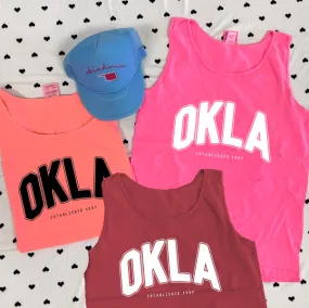 OKLA VINCENT NEON SUMMER (Comfort Colors Tank Top- HOT PINK ONLY)