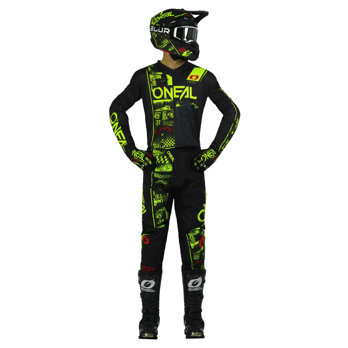 O'NEAL Element Attack V.3 Pants Black/Neon