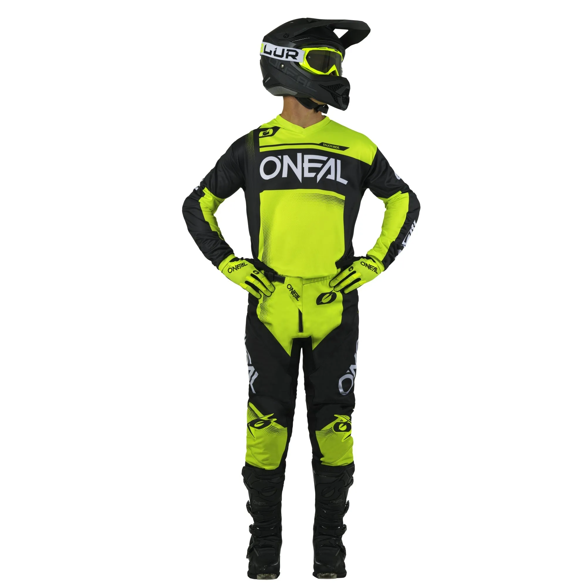 O'NEAL Element Racewear V.5 Pants Black/Neon