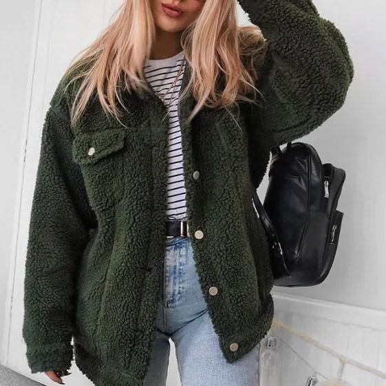 Oversized Teddy Jacket