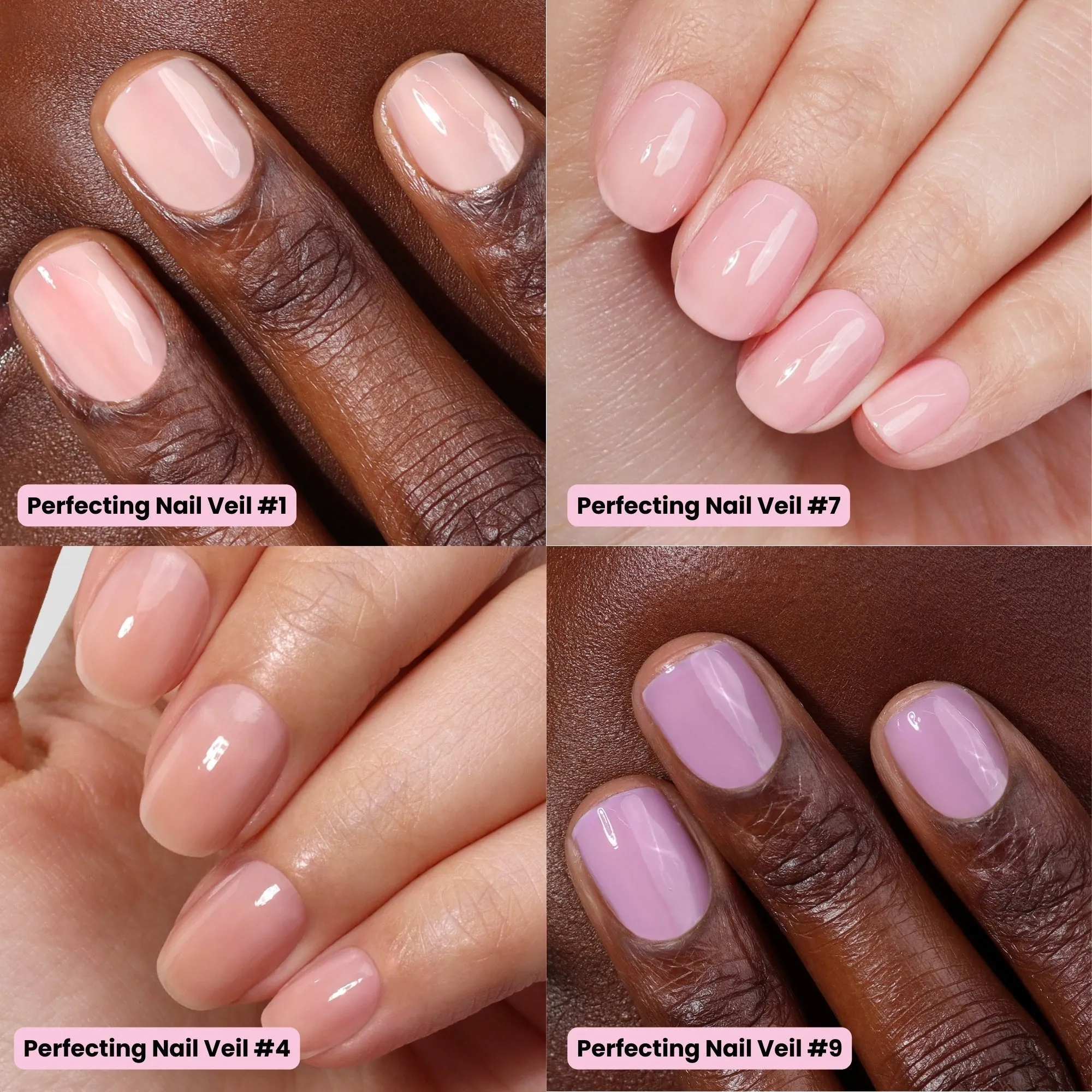 Perfecting Nail Veil Mini Set  | Ultra Sheer Nail Colors Set