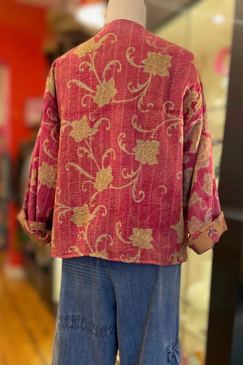 Priya Short Kantha Jacket By Sarah Jane