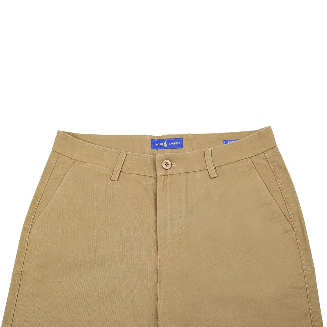 PRL Fashion Custom Fit Mesh Chinos-Brown