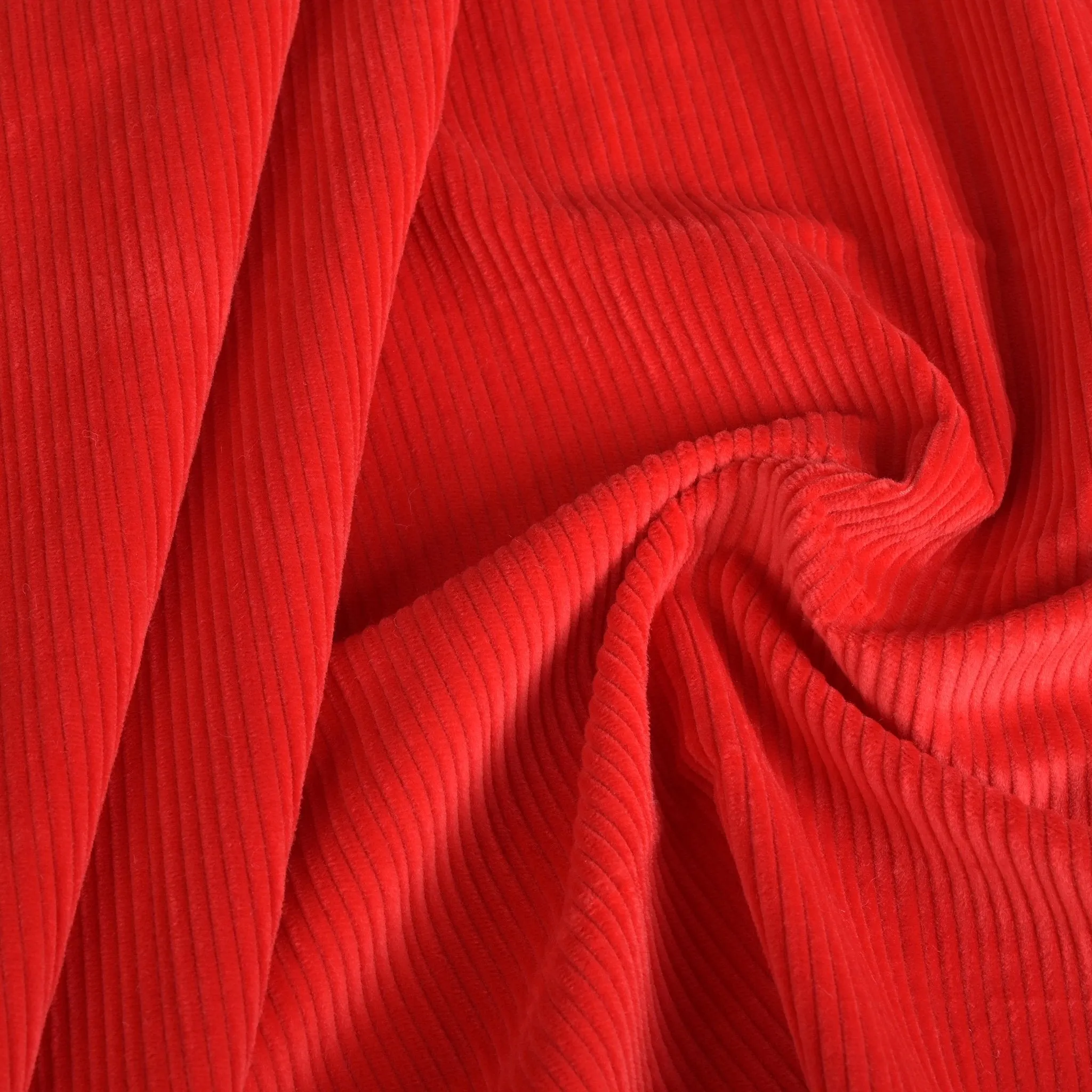 Red Corduroy Fabric 5272