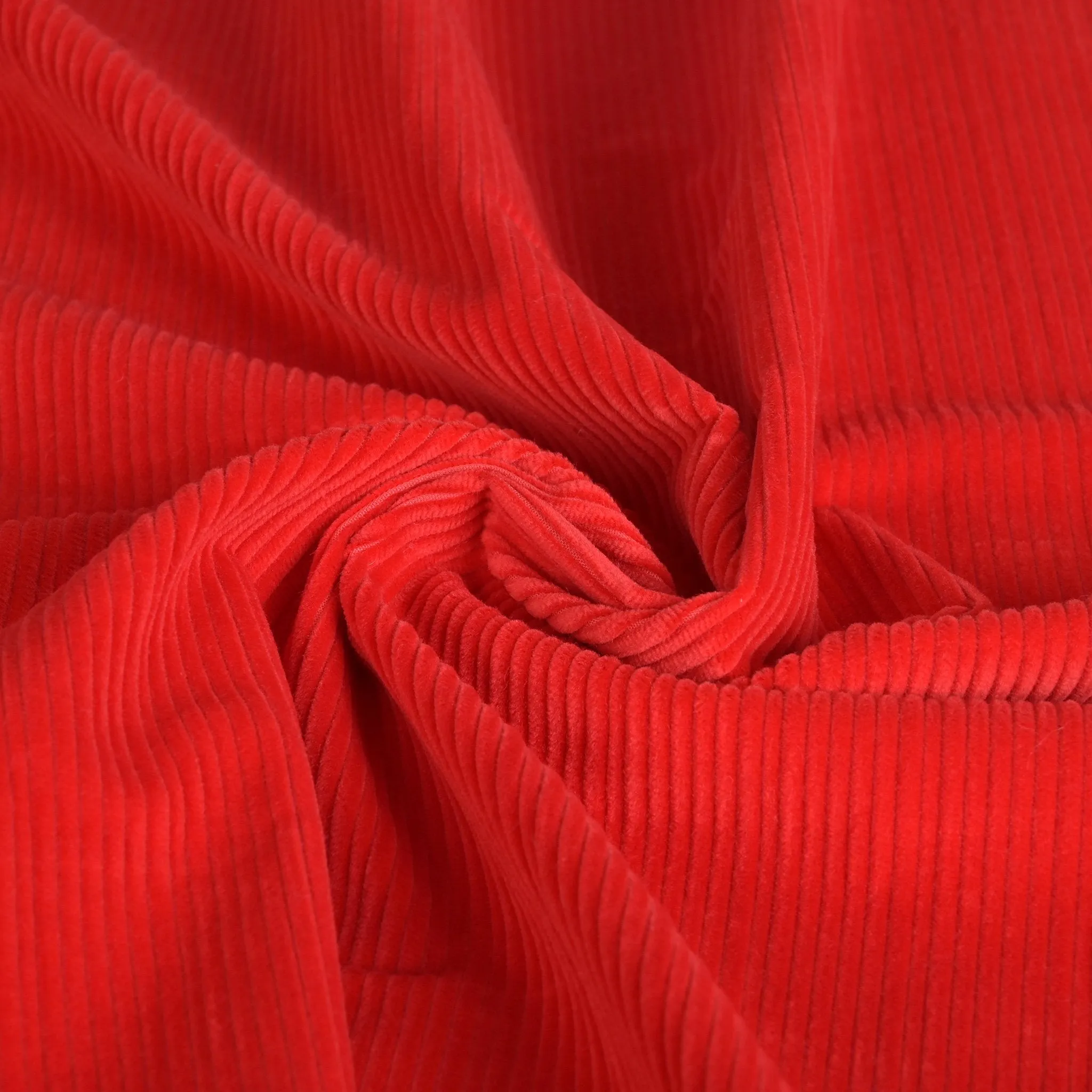 Red Corduroy Fabric 5272