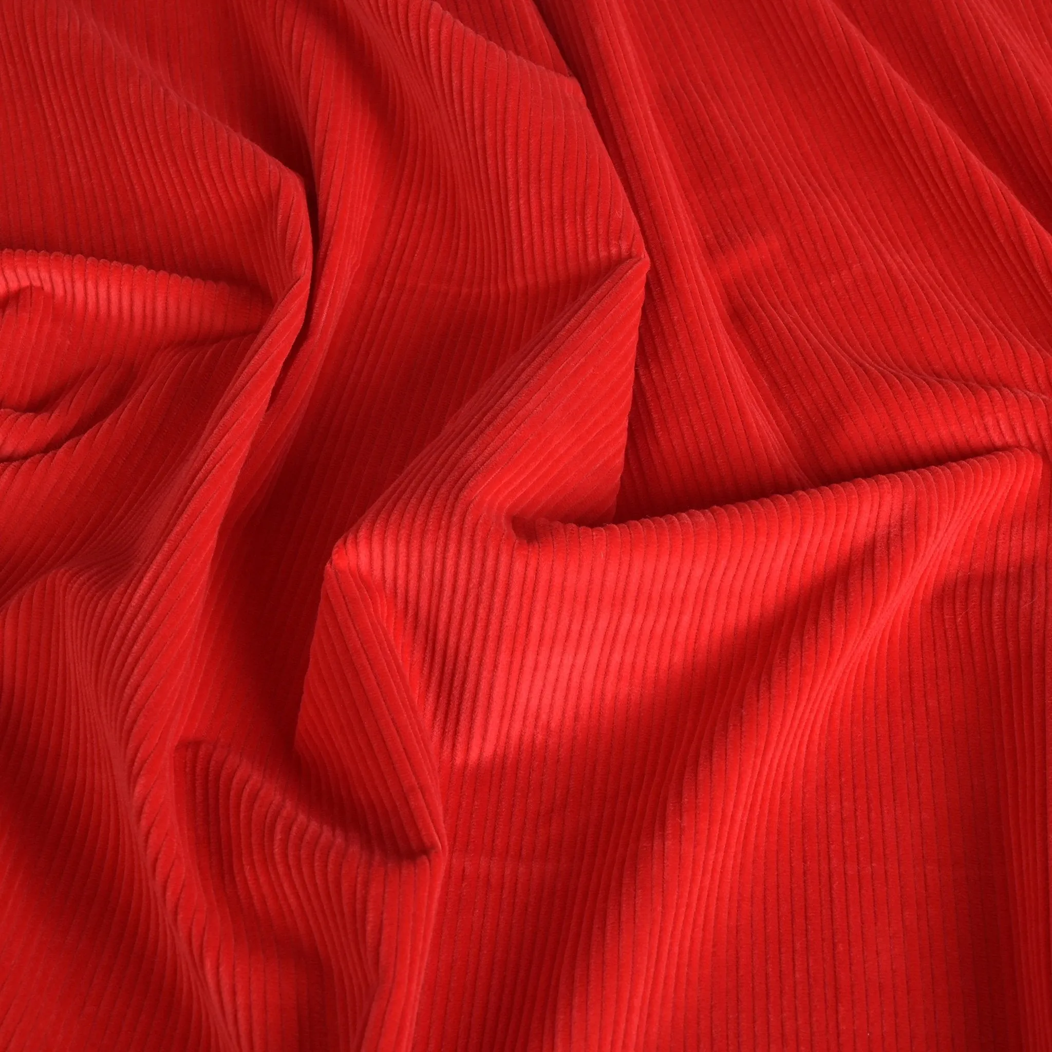 Red Corduroy Fabric 5272