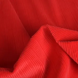 Red Corduroy Fabric 5272