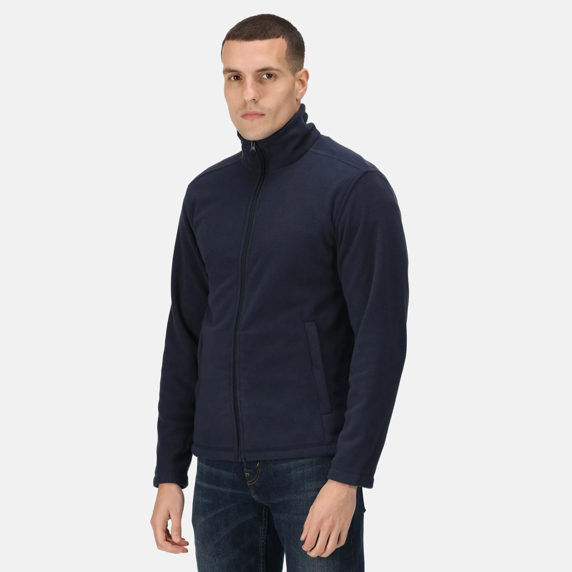 Regatta Mens Micro Full Zip Lightweight Fleece Jacket Top