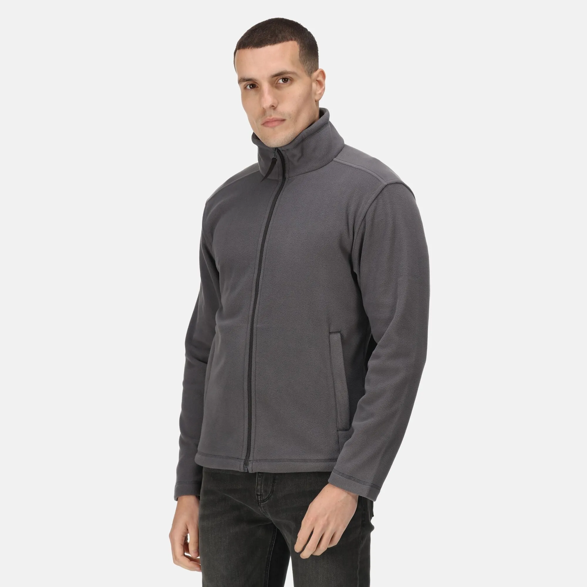 Regatta Mens Micro Full Zip Lightweight Fleece Jacket Top