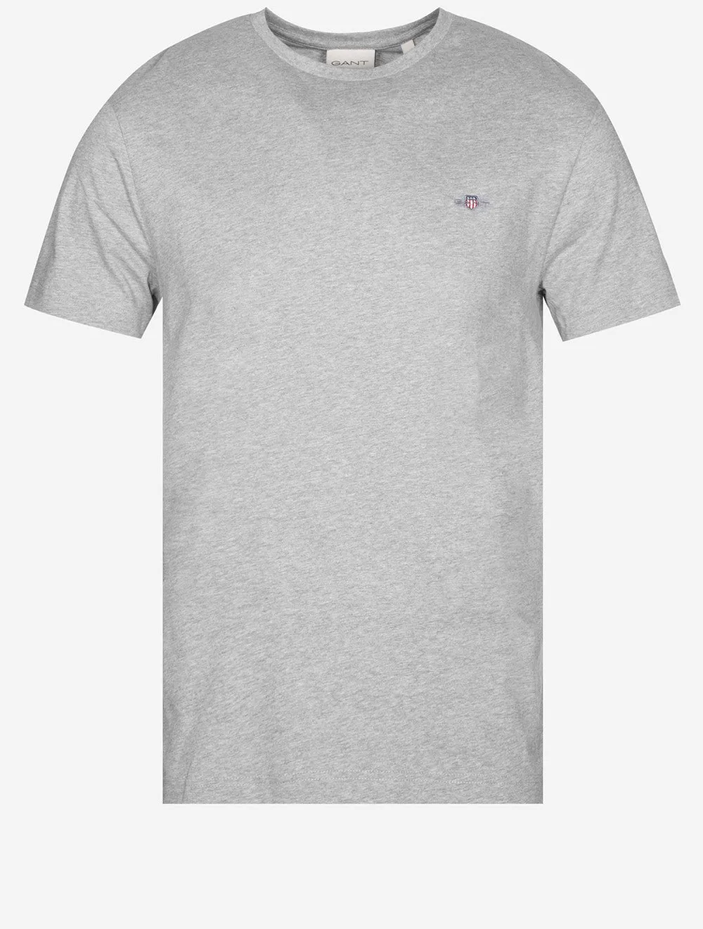 Regular Shield Short Sleeve T-Shirt Grey Melange