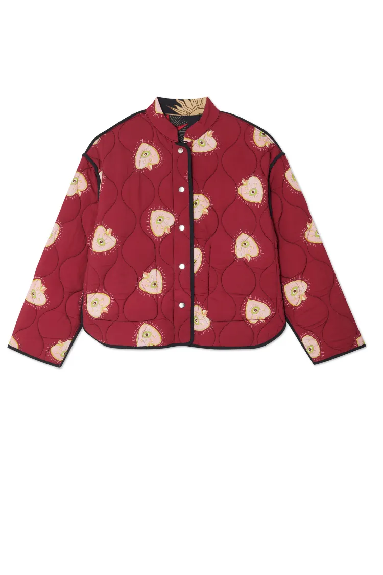 Reversible Mystical Quilted Jacket