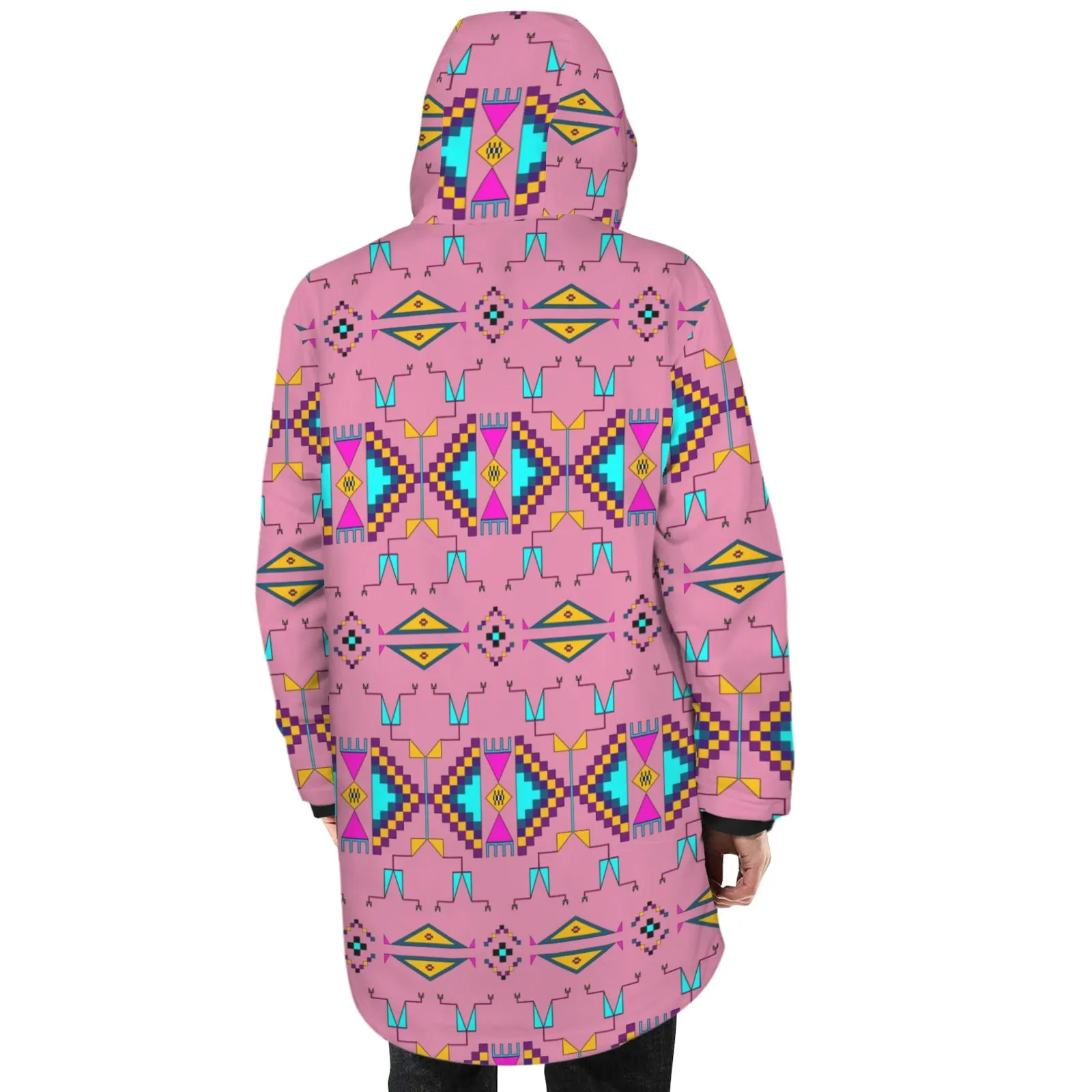 Rite of Passage Pink Unisex Sherpa Lined Hooded Coat