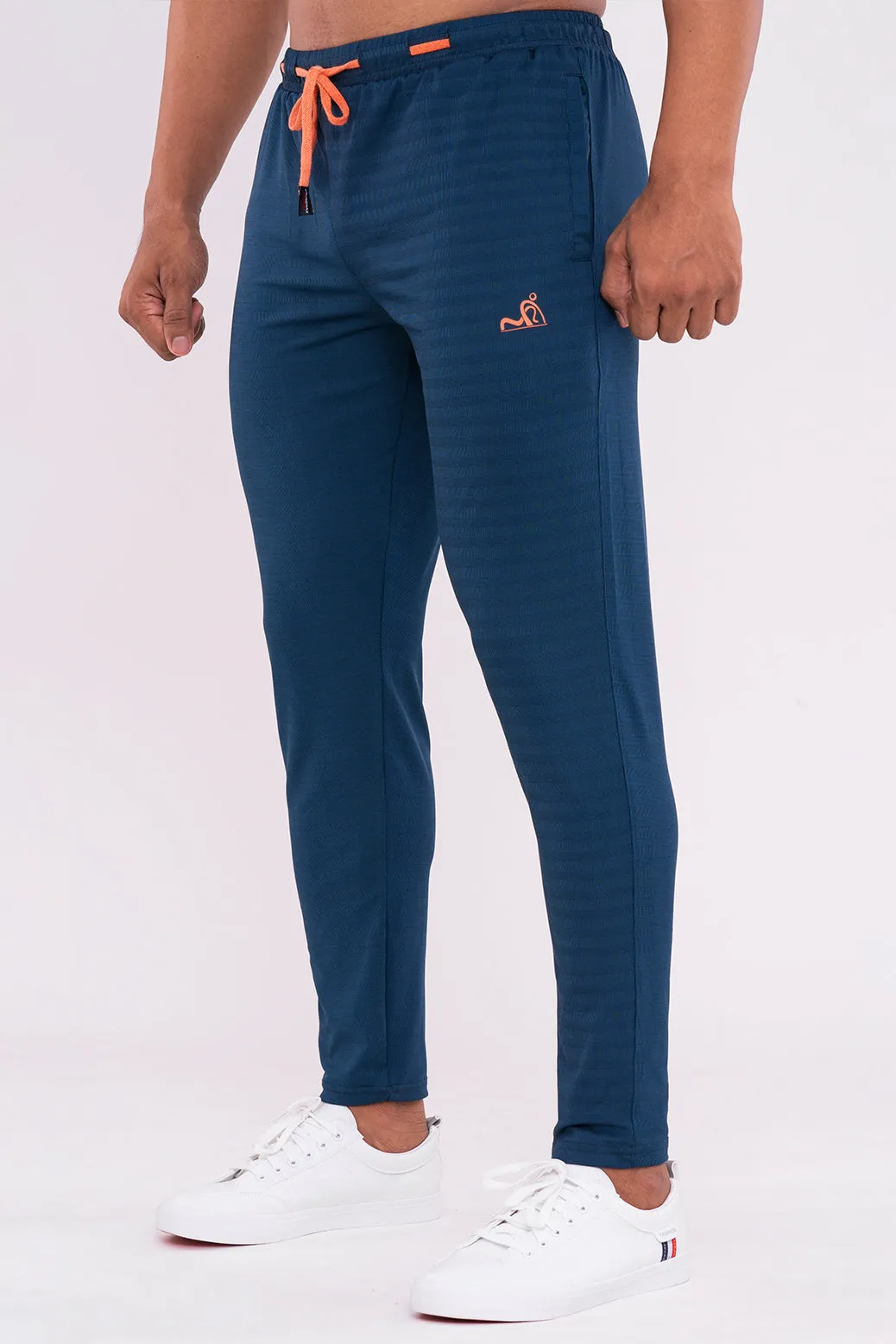 RUDESTYLE POWER TRAINING TRACK PANTS- Teal Blue